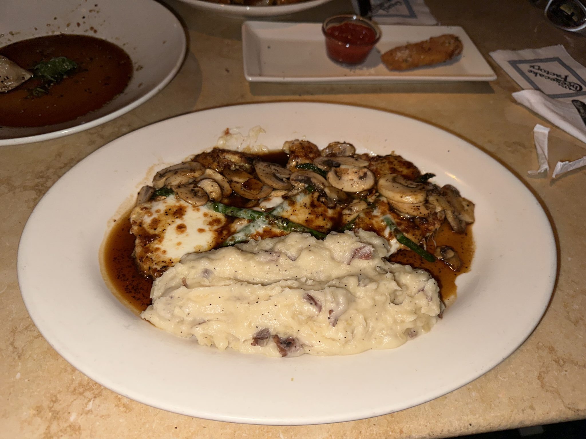 Chicken Madiera from the cheesecake factory